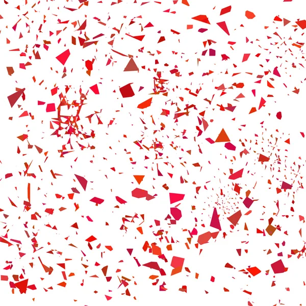 Confetti rossi. Set di Particelle . — Vettoriale Stock