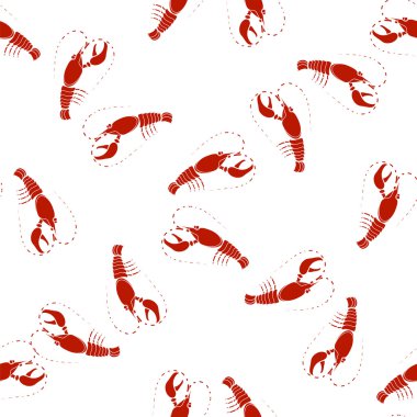 Gıda arka plan. Kırmızı Omar Seamless Modeli