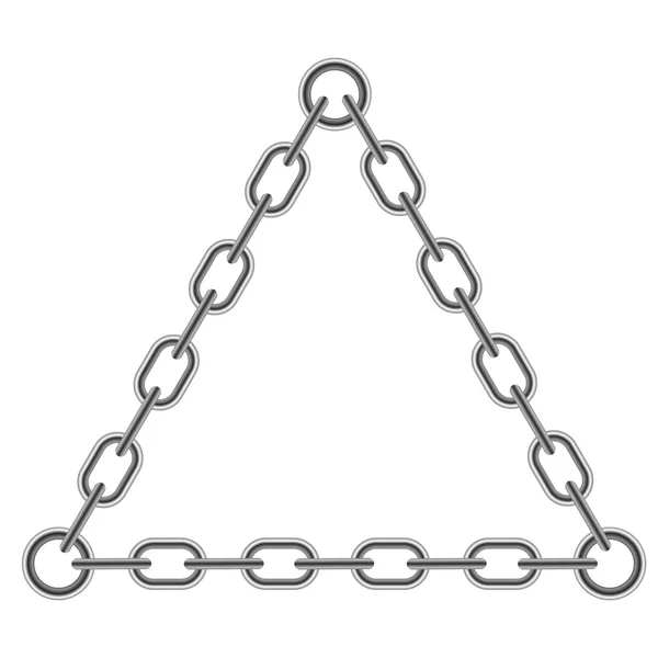 Řetěz trojúhelník rámu — Stock fotografie