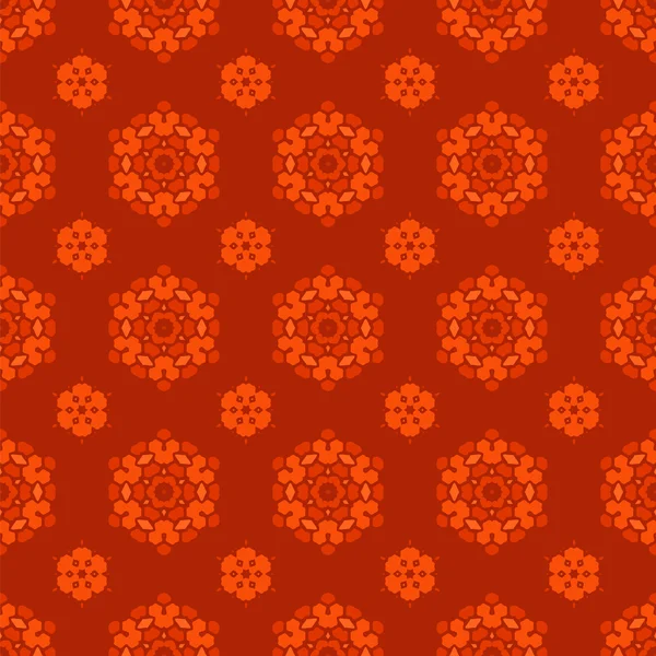 Creative Ornamental Seamless Red Pattern — Stock Photo, Image