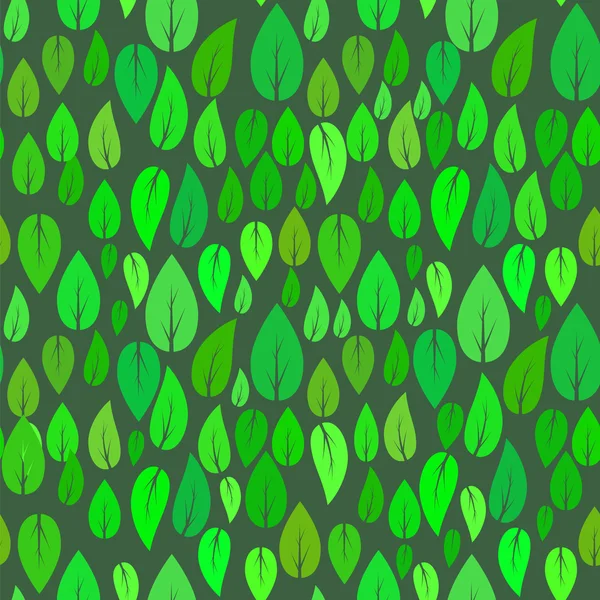 여름 원활한 다른 나뭇잎 패턴 — 스톡 사진