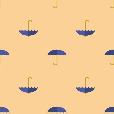 Mavi şemsiye Seamless Modeli