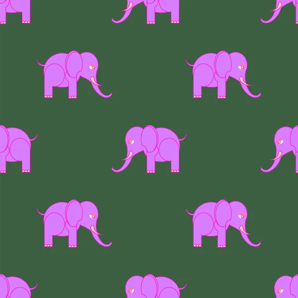 Wzór różowy słoń — Zdjęcie stockowe