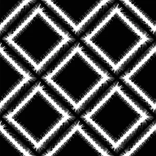 Dekorativer Grunge weißer Rahmen mit nahtlosem Muster — Stockfoto