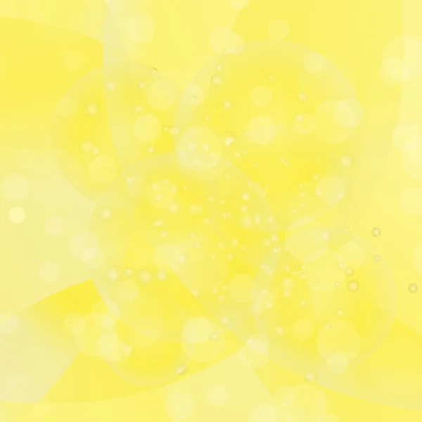 동그라미 노란 빛 배경 — 스톡 벡터