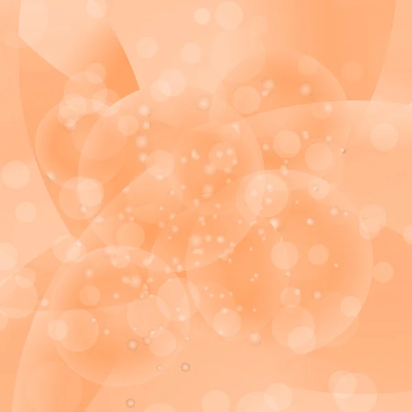 オレンジ色の光の背景をサークル — ストックベクタ