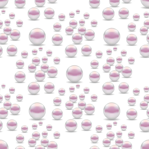 Perles dispersées Modèle sans couture — Image vectorielle