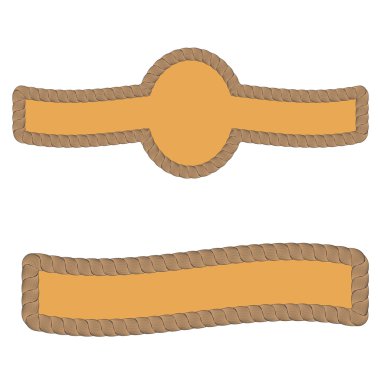 İp yaratıcı süs çerçeveler