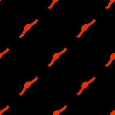 Kırmızı kurdele Seamless modeli. Afiş arka plan.