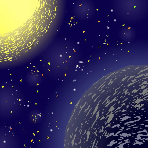 スペースの背景。星でいっぱいの宇宙 — ストック写真