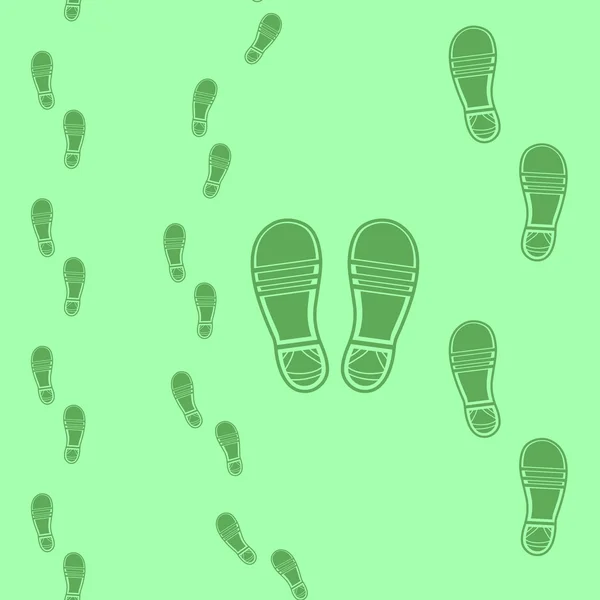 Tiszta cipő lenyomatok Seamless Pattern — Stock Fotó