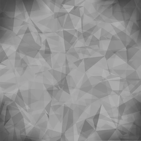 Vektor grau Licht polygonalen Mosaik Hintergrund. — Stockvektor