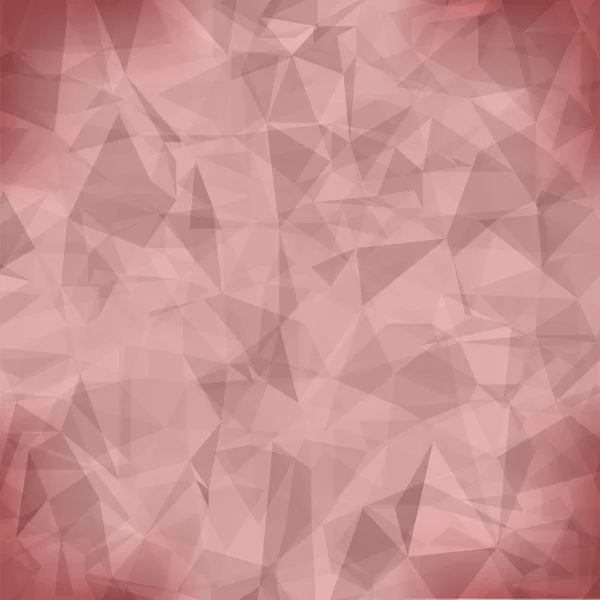 Rose Lumière Polygonale Mosaïque Fond — Image vectorielle