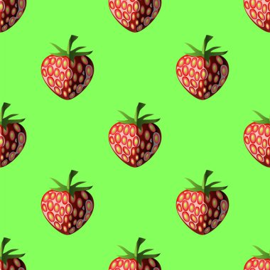Taze çilek meyve Seamless Modeli