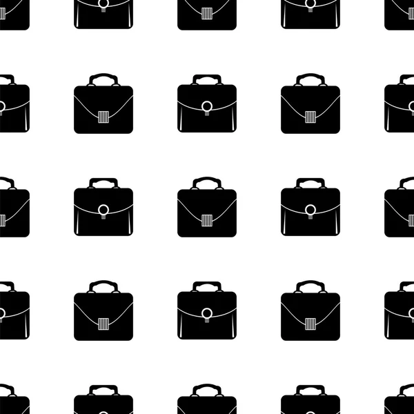 Borsa Silhouette Modello Senza Cuciture Bianco Contesto Della Valigetta — Foto Stock