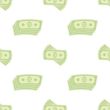 Kağıt dolar Seamless Modeli kümesi
