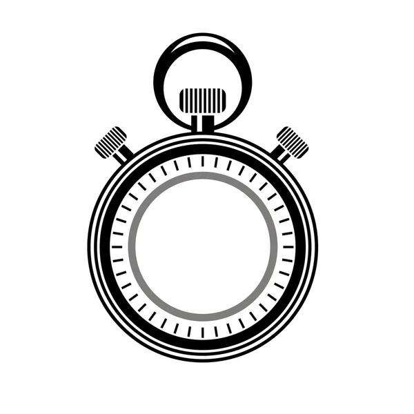 Second-Timer-Symbol isoliert. Uhrenlogo. — Stockvektor