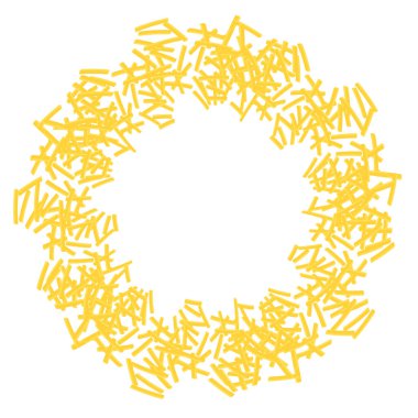 Sarı patates kızartması çerçevesi. Kızarmış patates cipsi. Lezzetli Sebze Dilimleri. Fast Food çerezi. Organik Gıda.