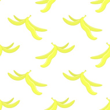 Sarı muz derisi pürüzsüz desen Beyaz Arkaplanda izole