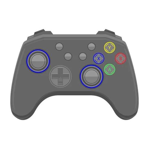 Raster Modern Gamepad. Icona tastiera. Joystick per il gioco. Controller videoludico. Gioca Console Concept. — Foto Stock