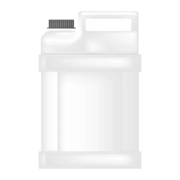 Icona Gallone di plastica isolata su sfondo bianco. Contenitore di latte — Foto Stock