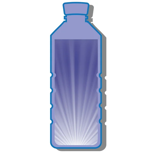 Botella de agua — Vector de stock