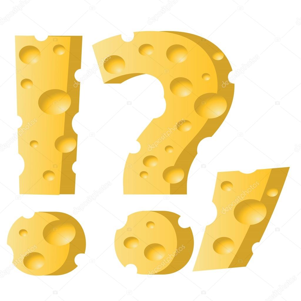 Cheese question mark — Stock Vector © valeo6 53252641