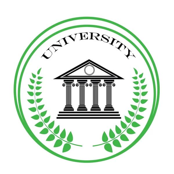 Símbolo universitario — Vector de stock