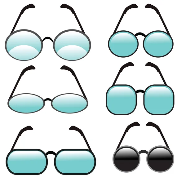 Set of glasses — Stock Vector