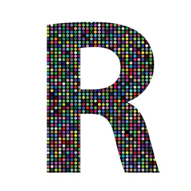 다 색 편지 r
