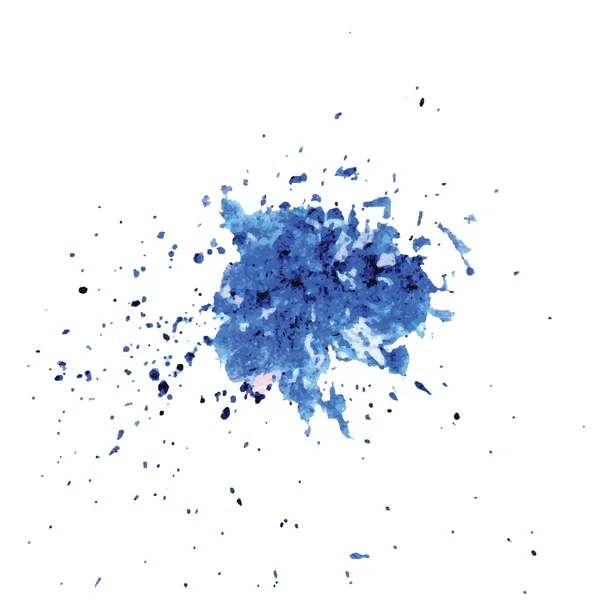 Abstract blue splash — Stock Vector