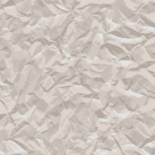 Verfrommeld papier achtergrond — Stockvector