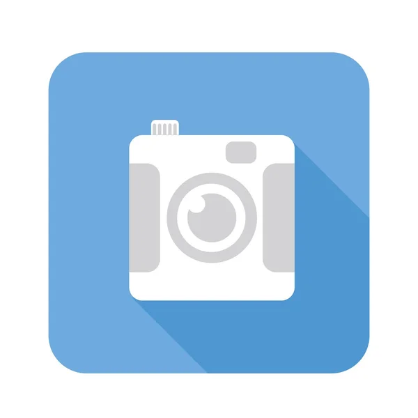 Camera flat icon — Stock Vector