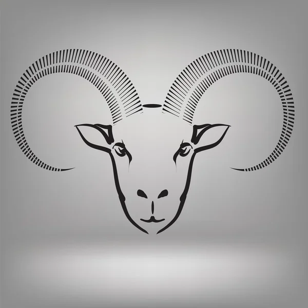 Symbol koza — Wektor stockowy