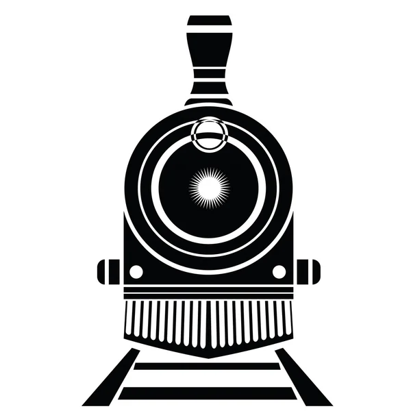 Значок старого поезда — стоковый вектор