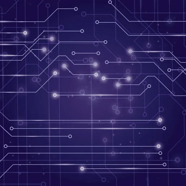 Carte de circuit imprimé — Image vectorielle