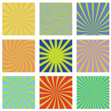 Güneş ışınları arkaplanı