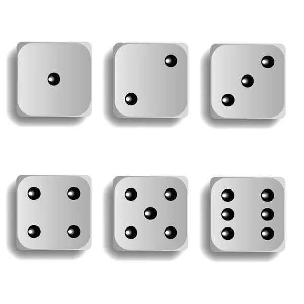 Dice for games — Stock Vector