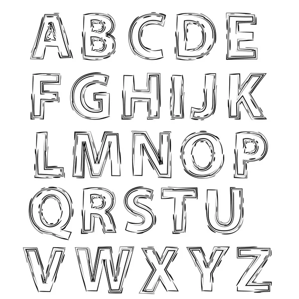 Alfabeto — Archivo Imágenes Vectoriales