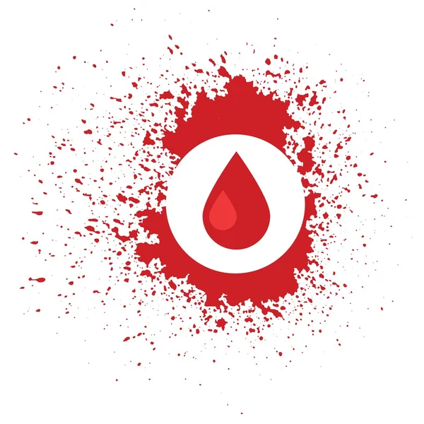 Ikona krwi — Wektor stockowy