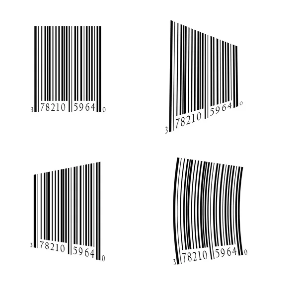 Barcode-Set — Stockvektor