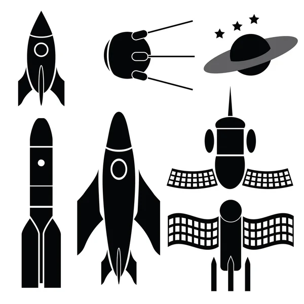 Space ships — Stock Vector