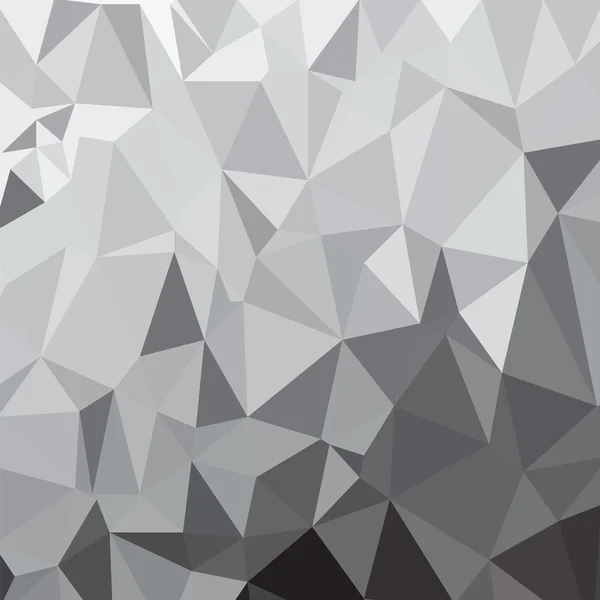 Silberner polygonaler Hintergrund — Stockvektor