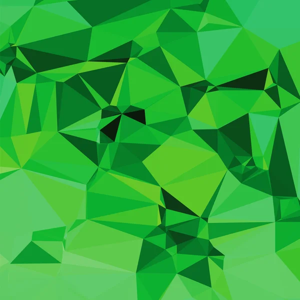 Grüner polygonaler Hintergrund — Stockvektor