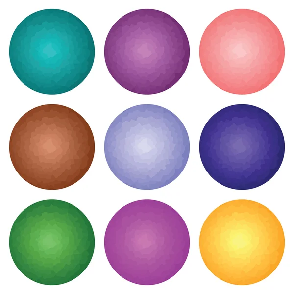 Ensemble de sphères — Image vectorielle