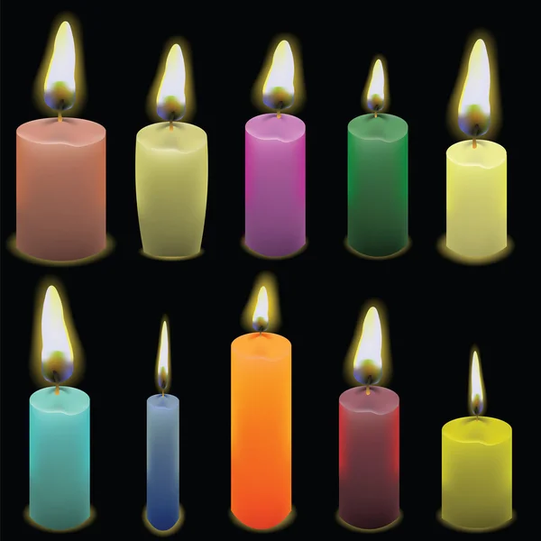 Velas — Vector de stock