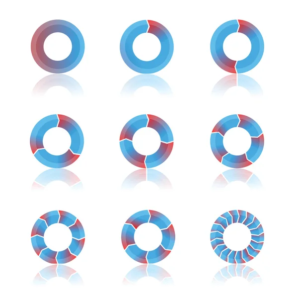 Fietsen diagram — Stockvector