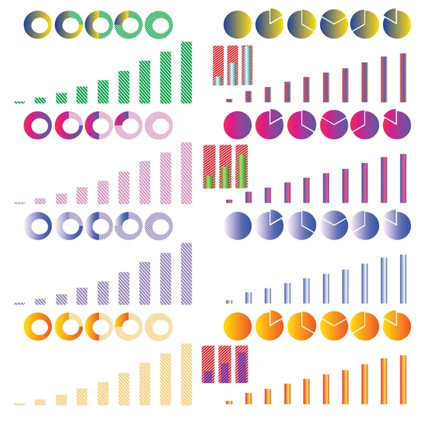 Diagrammen — Stockvector