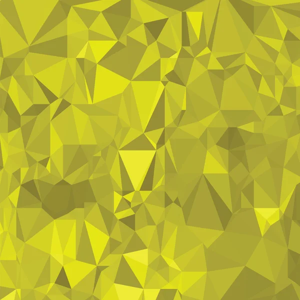 Fundo poligonal amarelo — Vetor de Stock