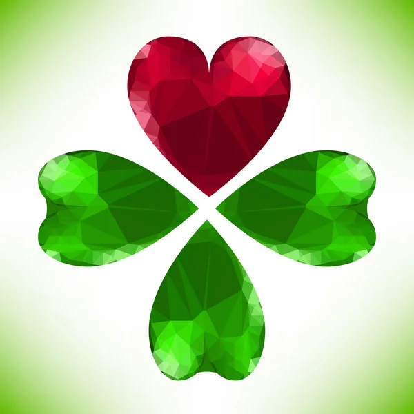 Clover leaf — Stock Vector